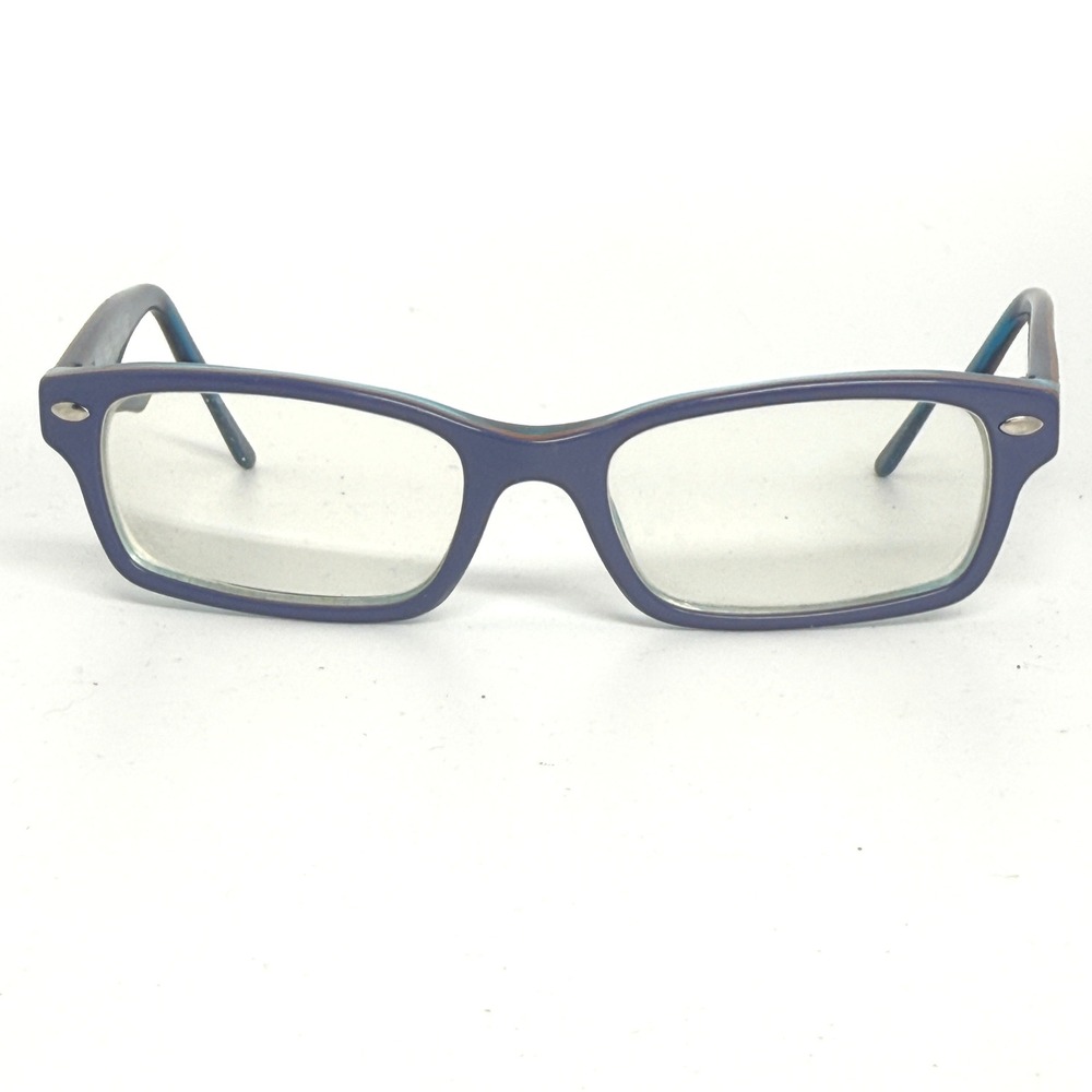 Ray-Ban RB 1530 3587 Blue Rectangular Eyeglasses Frames 48-16-130 Junior‎ Kids